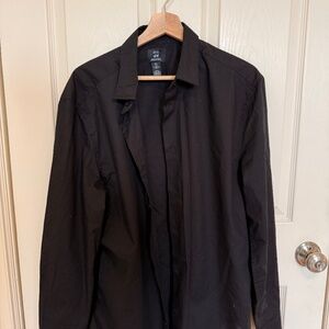 H&M Black Shirt (Slim Fit)